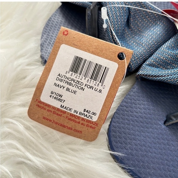 Havaianas Women's Blue Sandals - Picture 3 of 7